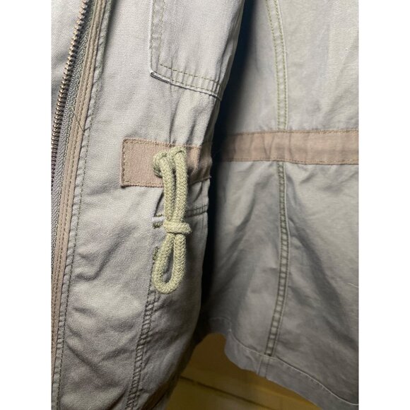 Madewell Womens Olive Green Utility Cargo Military Style Jacket M Durable Casual - Picture 5 of 9